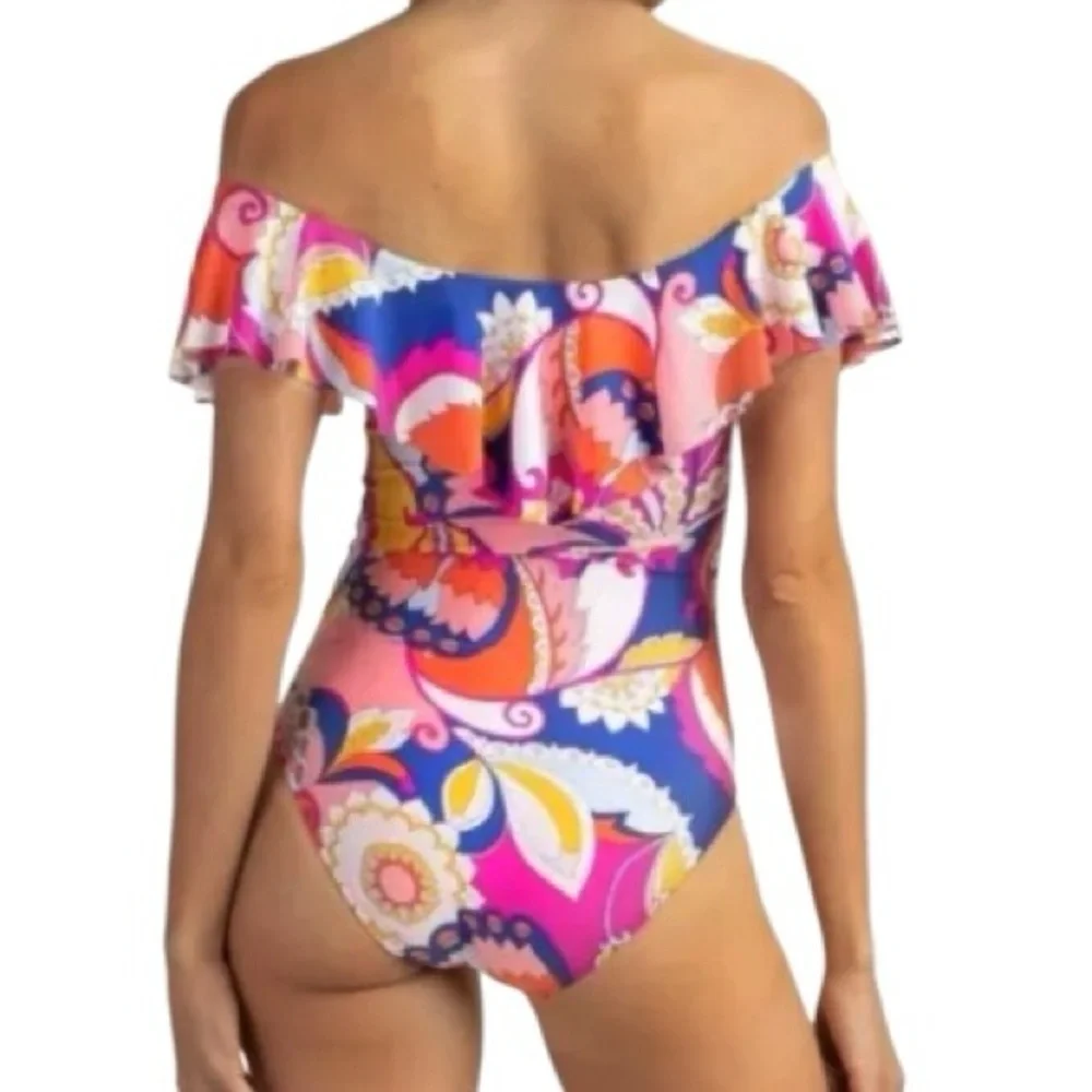 TRINA TURK Sevilla One Piece Swimsuit! Retail $162 - Picture 2 of 7